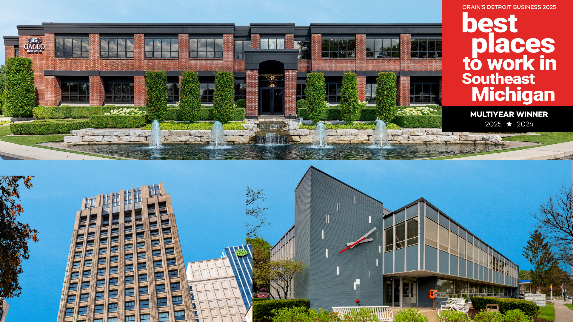 Giffels Webster Office Locations Birmingham, Detroit and Washington, Michigan