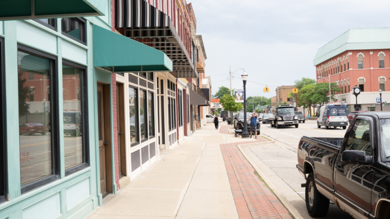 A Main Street in Michigan